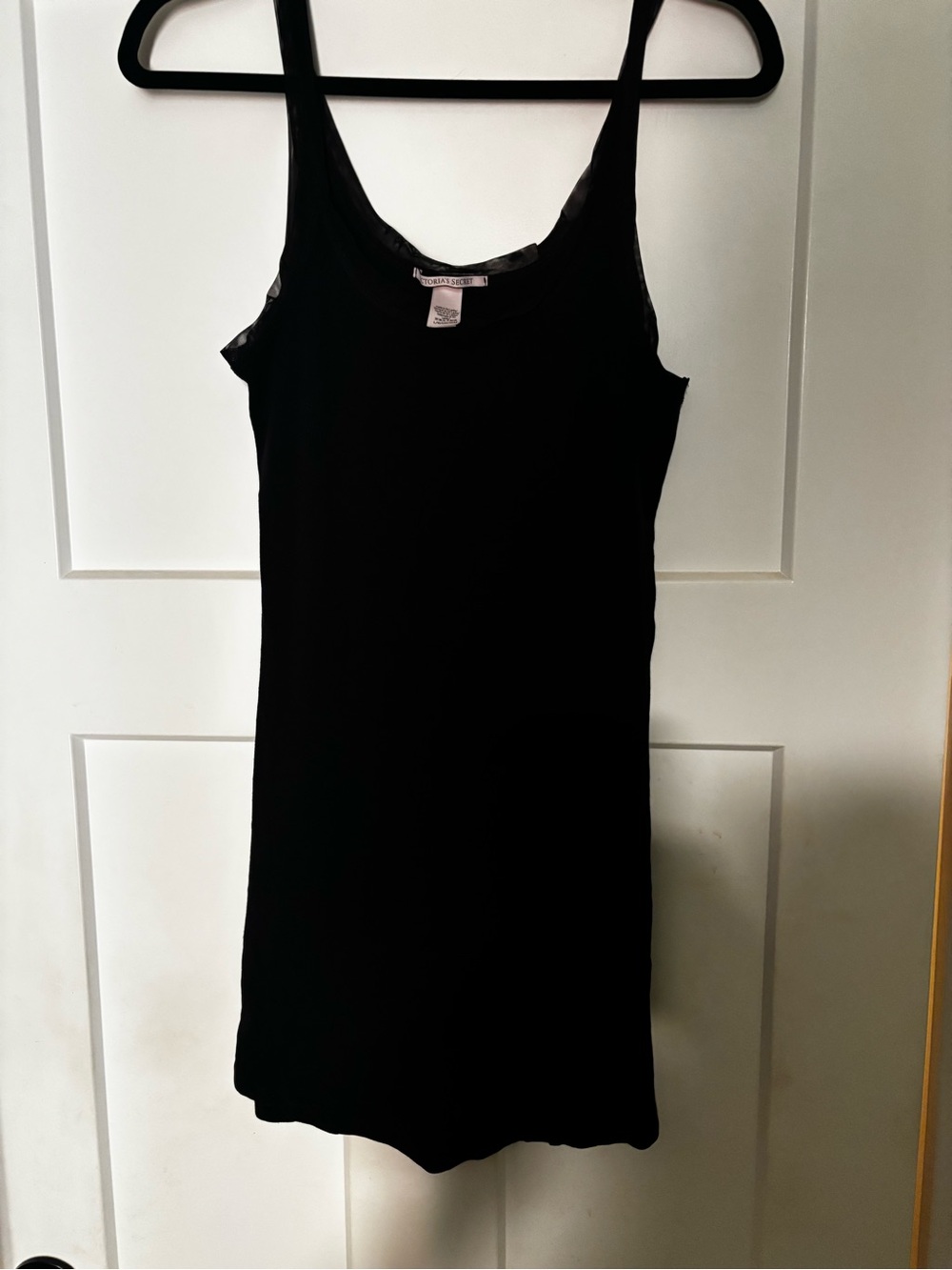Victoria Secret-Black Slip Dress Camisole - Women Intimates